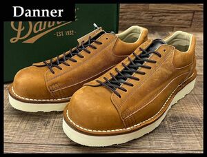 送無 新品 Danner ダナー D314110 ROCKFORD ロックフォード 本革 レザー ローカット ブーツ シューズ ステッチダウン製法 キャメル 26.0 ③