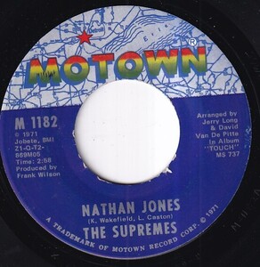 The Supremes - Nathan Jones / Happy (Is A Bumpy Road) (A) SF-X604