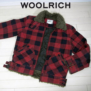 【中古良品】WOOL RICH / ウールリッチ：ビンテージ レッド バッファローチェック：ジャケット・ブルゾン・アウター Mサイズ