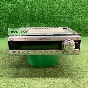 AV4-576 激安 カーステレオ SANYO CDF-RR1 0B 411244 CD FM/AM CD RECEIVER CDプレーヤー 通電未確認 ジャンク