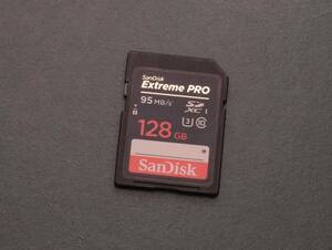 SanDisk/サンディスク『Extreme Pro SDXC 128GB』（B）U3・Class10 /4K対応