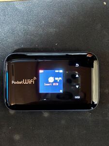 イーモバイル Pocket wifi LTE GL09P ブラック ◆中古品