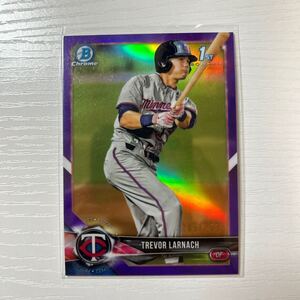 2018 Bowman Draft Trevor Larnach purple refractor 250枚限定