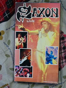 saxon live vhs