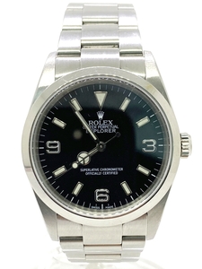 ◆◆ 【ROLEX】 ロレックス　エクスプローラーI 114270　ステンレス SS 自動巻 メンズ F番 2003～2004年頃 黒文字盤 腕時計　oi◆◆