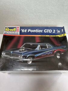 激レア絶版希少！超希少モデル！Revell／レベル！64,Pontiac GTO！1/24スケール！プラモデル！新品未使用未開封品！当時物！入手困難品！