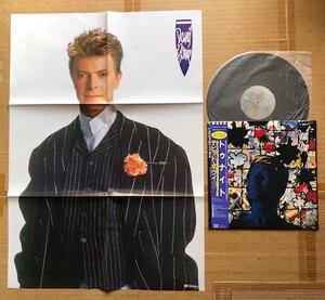 デビッド・ボウイ●LP●トゥナイト　ポスター付　帯付　美品