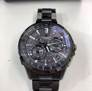 CASIO OCEANUS GPS 電波ソーラー 腕時計 OCW-G1000B-1AJF ￥253000