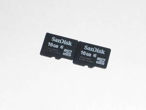 送料無料！動作保証！SanDisk microSDHC 16GB