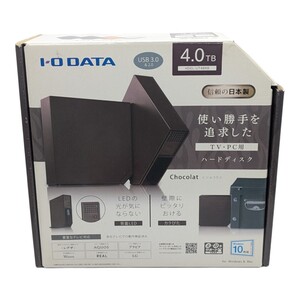 未使用品 I-O DATA 外付HDD HDEL-UT4BRB 4TB 外付けハードディスク