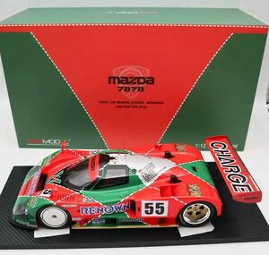 TSM 1/12 マツダ MAZDA 787B №55 1991 ルマン24h 優勝車 出品のため2度目の開封未使用保管品 限定999個 送料無料です