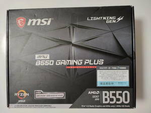 MSI B550 GAMING PLUS AM4 ジャンク 1