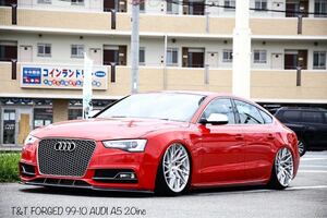 21インチ 4本セット T&T forged 鍛造 ホイール アウディ 全車種に対応 RS5 RS6 RS7 セダン アバント スポーツパック 等にオーダーで作製