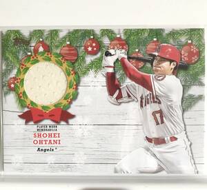 ★大谷翔平 実使用 ジャージーカード★ 2022 Topps holiday WBC-SHO トップス ベースカード MLB ジャージ サイン等 レリックカード　