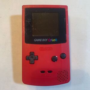 ★即決★ Nintendo ニンテンドー ゲームボーイカラー GAMEBOY COLOR レッド 赤 CGB-001 本体 