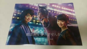 ① 斎藤工 剛力彩芽 大井競馬 クリアファイル TCK 東京シティ競馬 2015年 非売品 