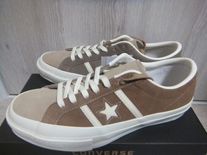 新品 CONVERSE STAR＆BARS MULTISUEDE 28cm BROWN☆コンバース スター&バーズ マルチスエード ブラウン