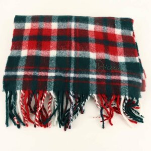 ダイアナ プリンセス オブ ウェールズ マフラー チェック柄 ウール レディース レッド THE DIANA PRINCESS OF WALES TARTAN