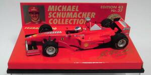 1/43 フェラーリ F300 #3 ミハエル シューマッハ 1998 ミニチャンプス 最後のフェラーリF1 MSC#37 絶版品 送料込