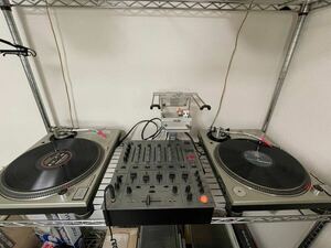 DJセット テクニクス Technics SL1200 MK2 パイオニア Pioneer DJM-600 SL2 オルトフォン コンコルド スクラッチ pickering v-15 dj 他