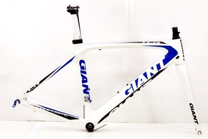 ★★[訳あり品] ジャイアント GIANT TCR COMPOSITE 3 2012年モデル カーボン ロードバイク用フレーム Sサイズ ホワイト