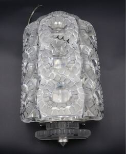 ラリック　LALIQUE 照明器具　壁掛け照明　クリスタル　