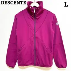 DESCENTE トラックジャケット ジャージ ジップアップ テックフリース L