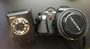 Pentax カメラP30 とストロボ