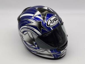 Arai アライ VECTOR TORNADO ベクター トルネード 青 フルフェイスヘルメット Mサイズ