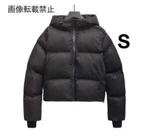 black vintage ヴィンテージ レトロ ダウンコート アウター Sサイズ レディース★ZARA 好きな方に★2024 A/W 秋冬新作 新品未使用★