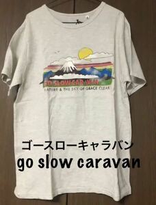 go slow caravanゴースローキャラバン Tシャツ　アウトドア外遊び