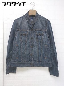 ◇ GAP ギャップ 長袖 デニム ジャケット Gジャン サイズM インディゴ レディース