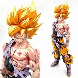 ドラゴンボール フィギュア SMSP 孫悟空 スーパーサイヤ人 二次元彩色 2D DRAGON BALL figure SON GOKUリペイント