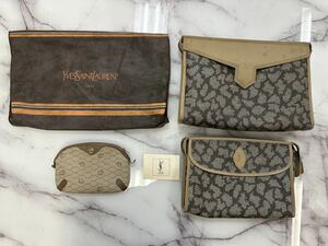 管理番号M174 YVES SAINT LAURENT/Christian Dior クラッチバック ポーチ イヴ・サンローラン ディオール まとめ出品