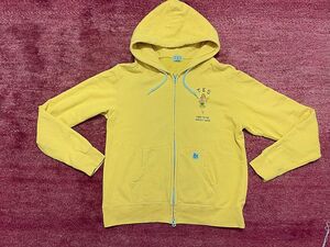 日本製☆The Endless Summer（エンドレスサマー）‘‘TES HULA BETTY ZIP PARKA‘‘ジップパーカー　size M☆イエロー