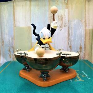 レア★WDCC ドナルドダック Donald Duck シンフォニーアワー Symphony Hour ドラム・ビート 音楽隊 陶器製 フィギュア★ ディズニー Disney