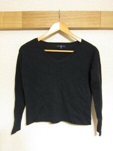 Gap ロンT カットソー ブラック XS ギャップ