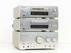 ■□SANSUI A-α99/CD-α99/MD-α77 プリメインアンプ/CDプレーヤー/MDデッキセット サンスイ□■025995001J□■