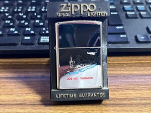 激レア 未使用 開封済み ジッポー zippo JDS 103 海上自衛隊 護衛艦 ゆうだち 夕立 2000年製 難有 (憲)