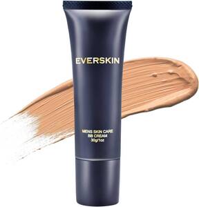 EVERSKIN BBクリーム メンズ ヒト幹細胞培養液 30g UVカット SPF30 PA++ 男性用 ファンデーション コン