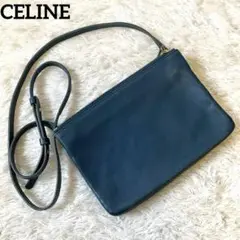 CELINE セリーヌ　トリオ　ショルダーバッグ　　希少　フィービー期