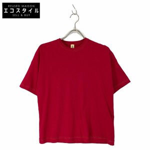 nagonstans ナゴンスタンス 美品 20SS 袖ステッチ カットソー トップス 38 レッド レディース