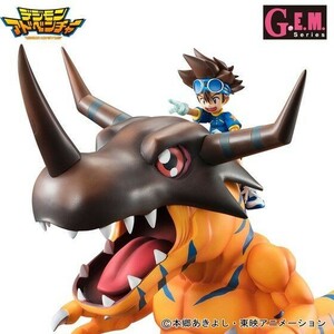 新品未開封　G.E.M.シリーズ　デジモンアドベンチャー　グレイモン＆八神太一　初版