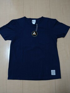 FELCO フェルコ 無地 クルーネック ポケットTシャツ 　アメリカ製　ネイビー　ボーイズマーケット