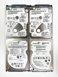 【J-155】■送料無料■ 中古 HDD500GB 2.5インチ 厚さ7mm 4枚セット 動作保証品