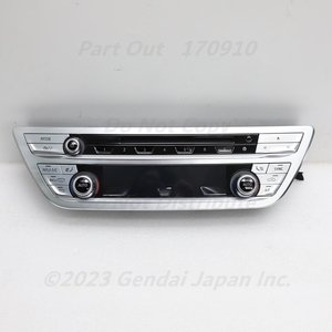 [B-25] 740i G11 7A30 ラジオ AC エアコン スイッチパネル 61315A48108 61316822774 G12 BMW Mスポーツ 中古