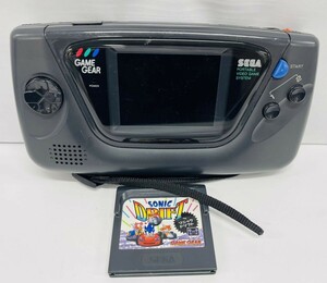 O256-I57-1886 SEGA セガ HGG-3210 GAME GEAR ゲームギア ゲーム機 本体 ゲームソフト付き