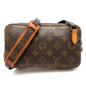 【極美品】LOUIS VUITTON　ルイヴィトン　M51828　ポシェット　マルリーバンドリエール　ショルダーバッグ　モノグラム