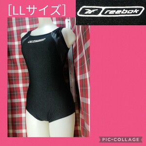 【 reebok 黒色 競泳水着 ● 大きい ●［LLサイズ］AJWS3197　1月24日(金) 終了・ゾロ目クーポン】