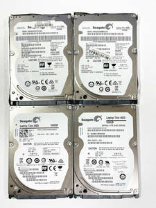 【J-14】■送料無料■【中古】ST HDD500GB 2.5インチ 厚さ7mm 4枚セット 動作保証品